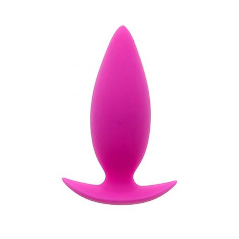 Розовая анальная пробка BOOTYFUL ANAL PLUG SMALL PINK - 9,5 см.