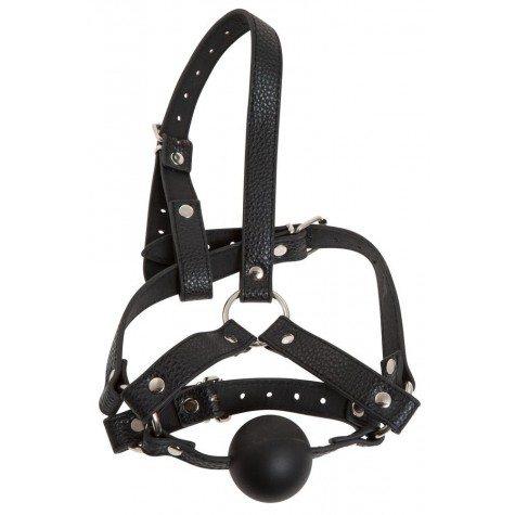 Кляп-намордник с фиксацией на голову Head Harness